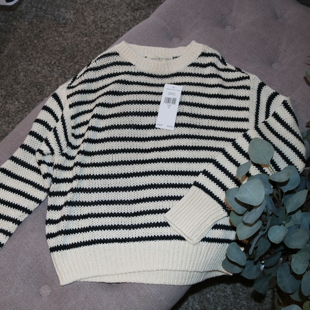 NWT RALPH LAUREN Denium and Supply Fringe Sweater